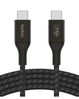 Alternative view of Belkin BoostCharge USB-C/USB-C 240W 1m черен