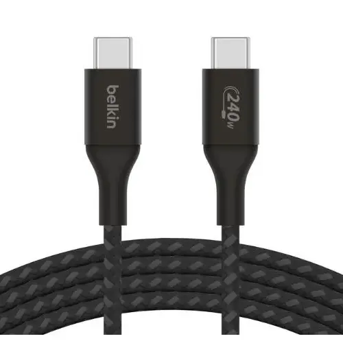 Alternative view of Belkin BoostCharge USB-C/USB-C 240W 1m черен