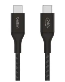 Belkin BoostCharge USB-C/USB-C 240W 1m черен