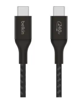 Belkin кабел BoostCharge USB-C/USB-C 240W 2m черен