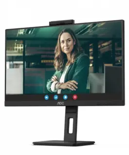 Alternative view of AOC Monitor 24P3QW 23.8 inch IPS HDMIx2 DP Pivot Camera