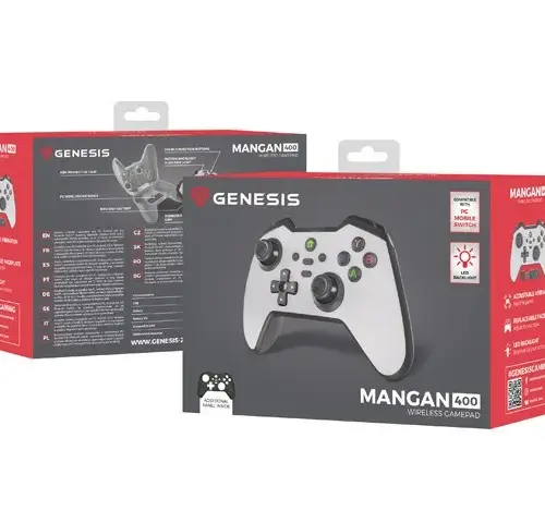 Natec Gamepad Genesis Mangan 400 бял