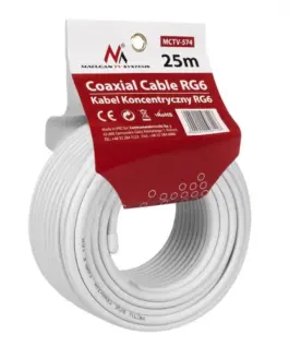 Maclean Coaxial кабел MCTV-574 1.0CCS RG6 25m
