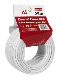 Maclean Coaxial кабел MCTV-574 1.0CCS RG6 25m