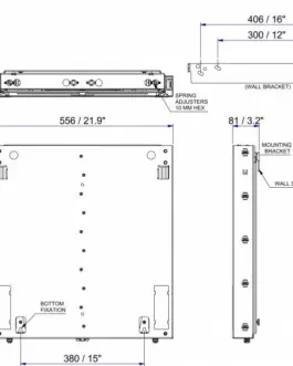 Alternative view of BalanceBox 400-70 Medium, Монтаж на стена на публични и интерактивни дисплеи 55" - 75"