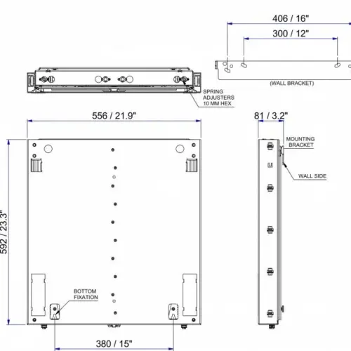 Alternative view of BalanceBox 400-70 Medium, Монтаж на стена на публични и интерактивни дисплеи 55" - 75"