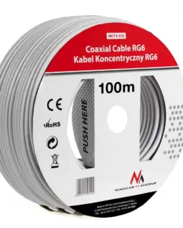 Maclean Coaxial кабел 1.0 CCS RG6 100m MCTV-572