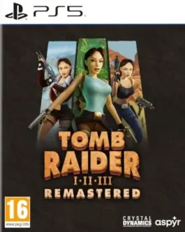 Cenega Game PlayStation 5 Tomb Raider I-III Remasteчервен Starring Lara Croft