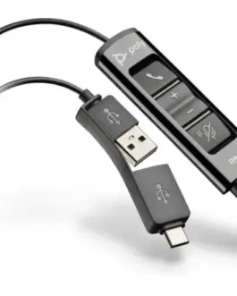 POLY адаптер DA85 USB to QD черен 786C7AA