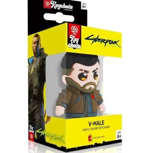Cenega Merch Cyberpunk 2077 V-Male Good Loot 3D Keychain