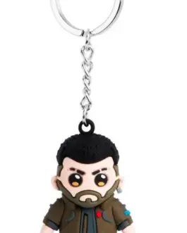 Alternative view of Cenega Merch Cyberpunk 2077 V-Male Good Loot 3D Keychain