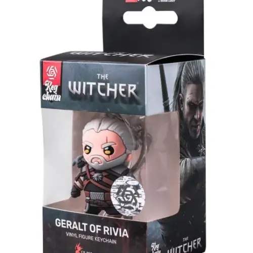 Cenega Merch The Witcher Geralt of Rivia Good Loot 3D Keychain