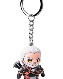 Alternative view of Cenega Merch The Witcher Geralt of Rivia Good Loot 3D Keychain