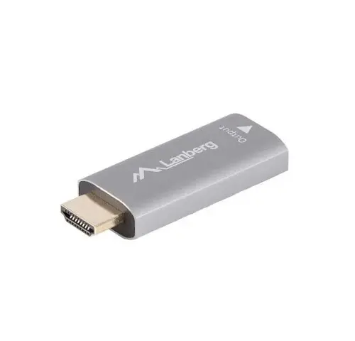 Lanberg HDMI(M)-Displayport(F)4K адаптер silver