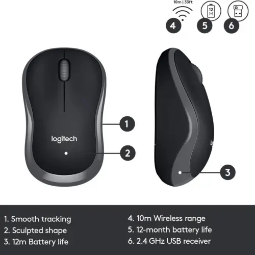 Alternative view of Kомплект клавиатура с мишка Logitech MK330