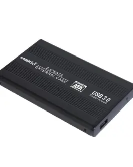 Makki Външна кутия за харддиск External Case 2.5" SATA USB3.0 Aluminium Black
