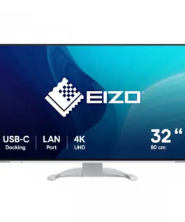 Монитор EIZO FlexScan EV3240X - 32" inch 4K IPS HDMI DisplayPort USB-C Бял
