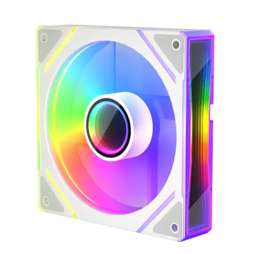1stPlayer вентилатор Fan 120mm FC7-WH - Infinity Mirror ARGB - White