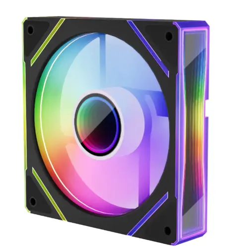 1stPlayer вентилатор Fan 120mm FC7R - Infinity Mirror ARGB REVERSE - Black