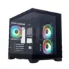 1stPlayer кутия Case mATX - MV6-TP Black - 3 fans included