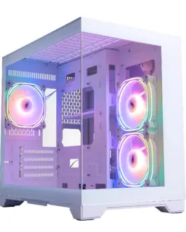 1stPlayer кутия Case mATX - MV6-TP White - 3 fans included