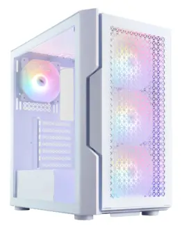 1stPlayer кутия Case ATX - TRILOBITE T7 White - 4 fans included