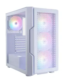 Alternative view of 1stPlayer кутия Case ATX - TRILOBITE T7 White - 4 fans included