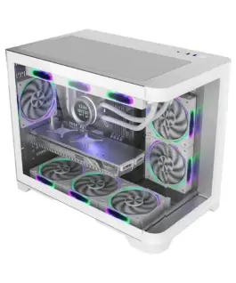 Alternative view of 1stPlayer кутия Case mATX - UV6 White