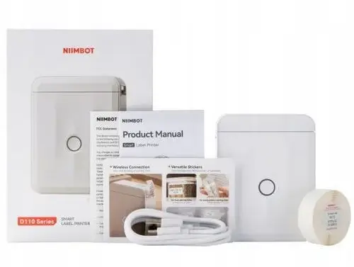 Niimbot LABEL PRINTER NIIMBOT D110 M бял
