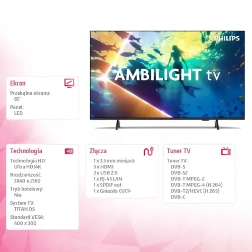 Alternative view of Philips TV LED 65 inches 65PUS8010/12