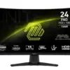MSI Monitor MAG 242C 23.6 cala/LED/FHD/Curve/180Hz/черен