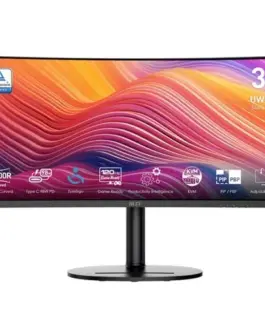 MSI Monitor Modern MD342CQP 34 инча LED/UWQHD/Curved/120Hz/черен