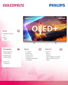 Alternative view of Philips TV 55 inch OLED 55OLED910/12