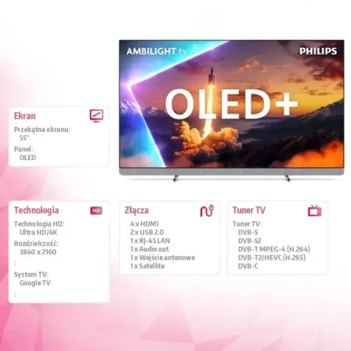 Alternative view of Philips TV 55 inch OLED 55OLED910/12