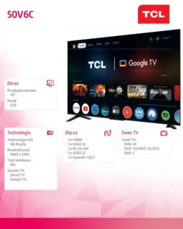 Alternative view of TCL TCL LED 50 50V6C