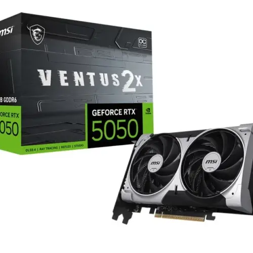 MSI видео карта RTX 5050 8GB VENTUS 2X OC GDDR6 128BIT DP/HDMI