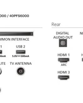 Alternative view of Philips TV LED 32 inches 32PHS6000/12
