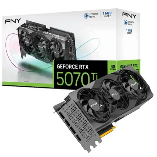 PNY видео карта GeForce RTX5070Ti 16GB VCG5070T16TFXPB1