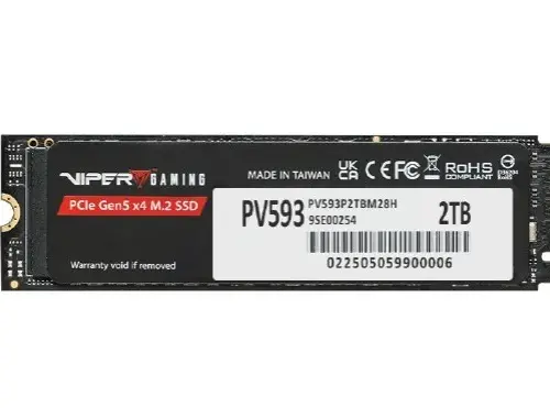 Patriot SSD 2TB VIPER PV593 M.2 2280 PCIe Gen5 x4 14000/13000MB/s