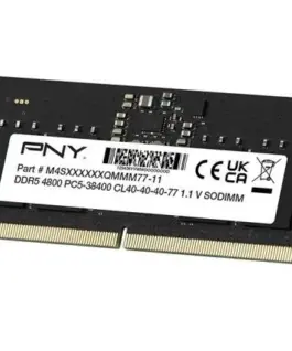 Alternative view of PNY памет 16GB DDR5 4800 SO-DIMM MN16GSD54800-SB