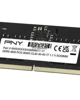 Alternative view of PNY памет 16GB DDR5 4800 SO-DIMM MN16GSD54800-SB