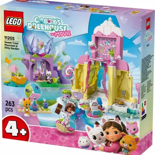Alternative view of LEGO Bricks Gabbys Dollhouse 11205 Sweet Treat Mountain & Kitty Garden