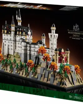 Alternative view of LEGO Bricks Architecture 21063 Neuschwanstein Castle