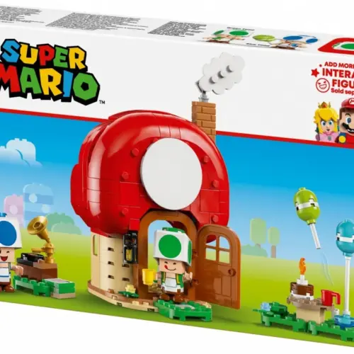 Alternative view of LEGO Bricks Super Mario 72041 Party at Toads House