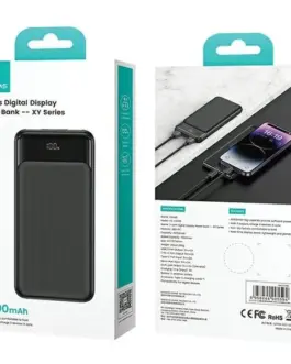 Alternative view of USAMS външна батерия 10000mAh 10W 1xUSB-C 2xUSB-A XY Seri