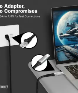 Digitus USBA RJ45 кабел AK-300600-050-S