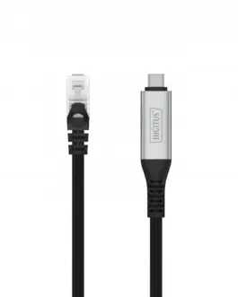Alternative view of Digitus USB-C - RJ45 кабел AK-300601-150-S