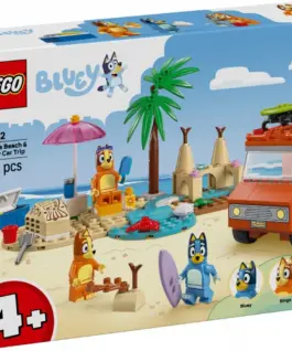 LEGO Bricks Bluey 11202 Blueys Beach & Family Car Trip