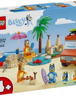 LEGO Bricks Bluey 11202 Blueys Beach & Family Car Trip