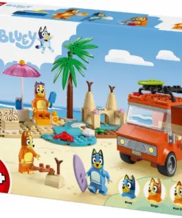 Alternative view of LEGO Bricks Bluey 11202 Blueys Beach & Family Car Trip